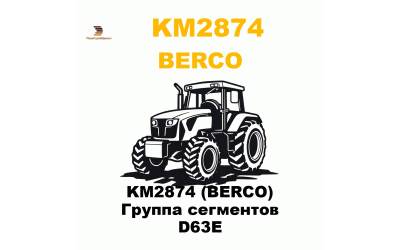 KM2874 (BERCO) Группа сегментов D63E