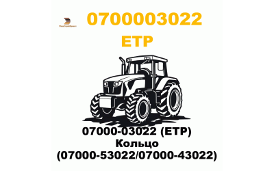 07000-03022 (ETP) Кольцо (07000-53022/07000-43022) 07000-03022 (ETP) Кольцо (07000-53022/07000-43022)