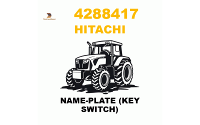Hitachi 428-8417 - NAME-PLATE (KEY SWITCH) Hitachi 428-8417 - NAME-PLATE (KEY SWITCH)