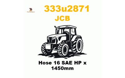JCB 333-/U2871 - Hose 16 SAE HP x 1450mm JCB 333-/U2871 - Hose 16 SAE HP x 1450mm