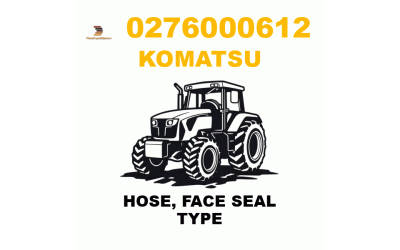 Komatsu 027-60-00612 - HOSE, FACE SEAL TYPE Komatsu 027-60-00612 - HOSE, FACE SEAL TYPE