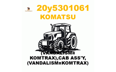 Komatsu 20Y--53-01061 - CAB ASS'Y, (VANDALISM¤ KOMTRAX),CAB ASS'Y, (VANDALISM¤KOMTRAX) Komatsu 20Y--53-01061 - CAB ASS'Y, (VANDALISM¤ KOMTRAX),CAB ASS'Y, (VANDALISM¤KOMTRAX)