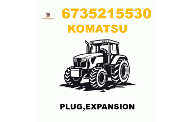 Komatsu 673-5215530 - PLUG,EXPANSION Komatsu 673-5215530 - PLUG,EXPANSION