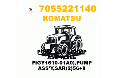 Komatsu 705--52-21140 - PUMP ASS'Y,PUMP ASS'Y,(SEE FIGY1610-01A0),PUMP ASS'Y,SAR(2)56+8 Komatsu 705--52-21140 - PUMP ASS'Y,PUMP ASS'Y,(SEE FIGY1610-01A0),PUMP ASS'Y,SAR(2)56+8