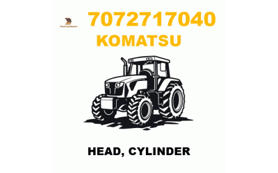Komatsu 707--27-17040 - HEAD, CYLINDER