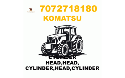 Komatsu 707--27-18180 - CYLINDER HEAD,HEAD, CYLINDER,HEAD,CYLINDER