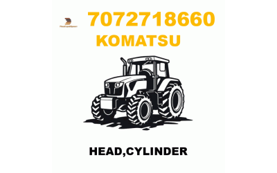 Komatsu 707--27-18660 - HEAD,CYLINDER