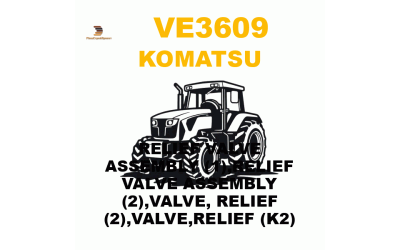 Komatsu VE3-609 - RELIEF VALVE ASSEMBLY (1),RELIEF VALVE ASSEMBLY (2),VALVE, RELIEF (2),VALVE,RELIEF (K2) Komatsu VE3-609 - RELIEF VALVE ASSEMBLY (1),RELIEF VALVE ASSEMBLY (2),VALVE, RELIEF (2),VALVE,RELIEF (K2)