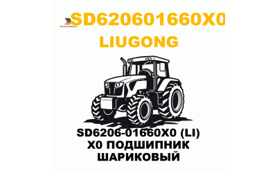 SD6206-01660X0 (LI) X0 ПОДШИПНИК ШАРИКОВЫЙ SD6206-01660X0 (LI) X0 ПОДШИПНИК ШАРИКОВЫЙ