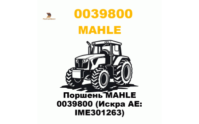 Поршень MAHLE 0039800 (Искра АЕ: IME301263) Поршень MAHLE 0039800 (Искра АЕ: IME301263)