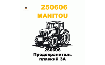 250606 Предохранитель плавкий 3А