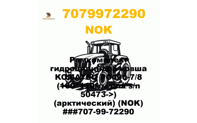 Ремкомплект гидроцилиндра ковша KOMATSU PC400-7/8 (160*110мм для s/n 50473->) (арктический) (NOK) ###707-99-72290 Ремкомплект гидроцилиндра ковша KOMATSU PC400-7/8 (160*110мм для s/n 50473->) (арктический) (NOK) ###707-99-72290