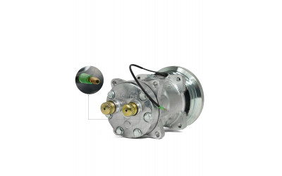 Компрессор кондиционера 12V, 2-руч, Iskramotor IMC805764 для Buhler Versatile 2375, Cummins, CNH, замена 9705764, SD7H154617 Компрессор кондиционера 12V, 2-руч, Iskramotor IMC805764 для Buhler Versatile 2375, Cummins, CNH, замена 9705764, SD7H154617
