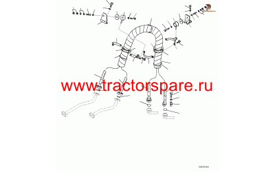 Komatsu 071-19-41223 - HOSE, FLANGE TYPE Komatsu 071-19-41223 - HOSE, FLANGE TYPE