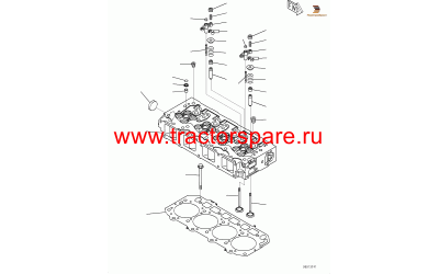CYLINDER HEAD ASS'Y,CYLINDER HEAD ASSEMBLY,HEAD ASSEMBLY, CYLINDER,HEAD ASSY, CYLINDER,HEAD,ASSY