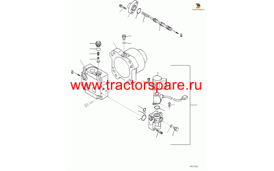 Komatsu 708--7S-00740 - MOTOR ASSEMBLY Komatsu 708--7S-00740 - MOTOR ASSEMBLY
