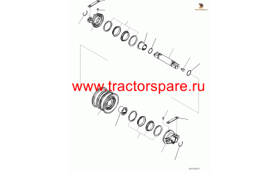 TRACK ROLLER ASSEMBLY, DOUBLE FLANGE,TRACK ROLLER ASSEMBLY,DOUBLE FLANGE