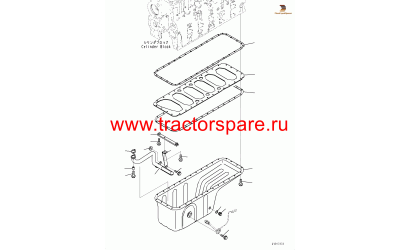PLATE,CYLINDER BLOCK,PLATE,UNDER PLATE,CYLINDER BLOCK,PLATE,UNDER