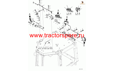 Komatsu 17A--06-62210 - WIRING HARNESS Komatsu 17A--06-62210 - WIRING HARNESS
