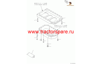 PLATE,SPACER,SPACER, OIL SUMP