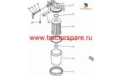 FILTER, ASSY,FUEL FILTER ASS'Y,FUEL FILTER ASS'Y,(SEE FIGA4110-B0A1),STRAINER ASS'Y