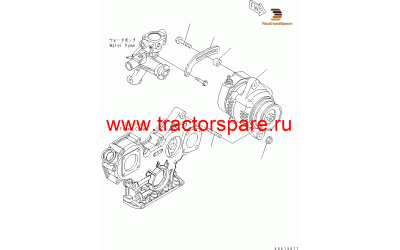 Komatsu YM1-19940-77330 - ADJUSTER, BELT,PLATE,ADJUST Komatsu YM1-19940-77330 - ADJUSTER, BELT,PLATE,ADJUST