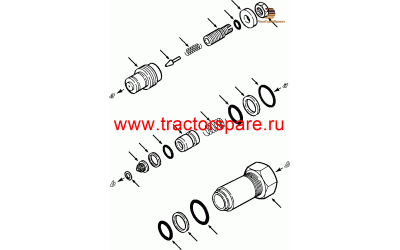 VALVE ASSEMBLY, SYSTEM RELIEF,VALVE ASSY, SYSTEM RELIEF