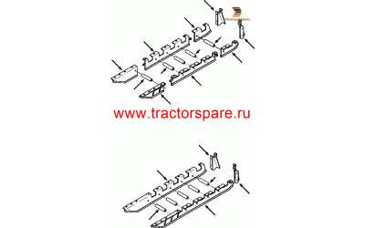 TRACK ROLLER SHIELD - FACTORY,TRACK ROLLER SHIELD, FACTORY