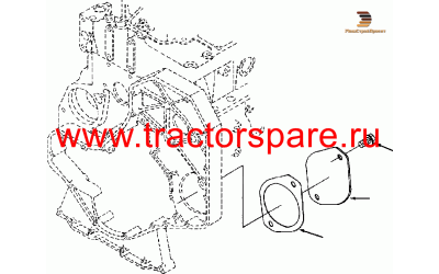 GASKET, ACCESSORY DRIVE COVER (FOR 6D114-1 ENGINE),GASKET, FRONT ACCESSORY DRIVE COVER,GASKET,ACC DRIVE COVER