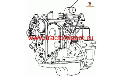 ENGINE - S4D102E-1  (SEE PG 12-028),ENGINE, COMPLETE AND SERVICE