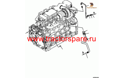 CONNECTION, TURBOCHARGER OIL DRAIN,TUBE ASS'Y,TUBE ASS'Y,OIL DRAIN CONNECTION,TUBE ASSEMBLY,TUBE, TURBOCHARGER OIL DRAIN CONNECTION,№ЬЧЬІЙ
