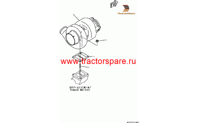 TURBOCHARGER ASS'Y (K1),TURBOCHARGER ASSEMBLY (K1)