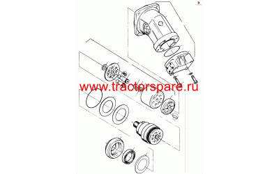 DRIVE SHAFT WITH BEARING SET