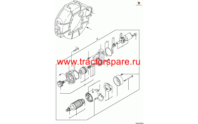 MAGNETIC SWITCH A,SHAFT, PINION,SWITCH ASSEMBLY, MAGNETIC