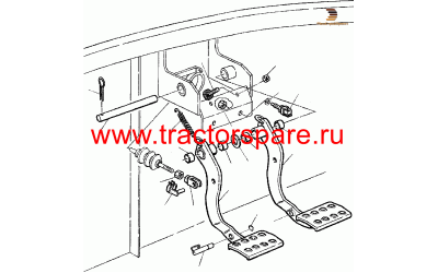 PIN DRAG PEDALS,PIN, BRAKE PEDALS
