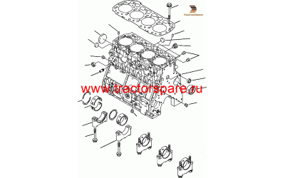 CYLINDER BLOCK,CYLINDER BLOCK, ASSY