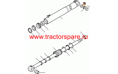 Komatsu 395-002005 - ARM CYLINDER,HYDRAULIC JACK, ASSY,JACK,JACK ASSY