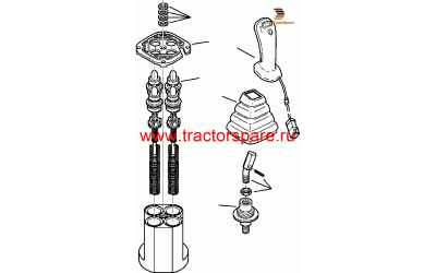 Komatsu 42N--64-11251 - PPC VALVE, RH,RIGHT BACKHOE VALVE Komatsu 42N--64-11251 - PPC VALVE, RH,RIGHT BACKHOE VALVE