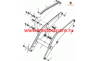 BOOM, LOADER - FOR HYDRAULIC COUPLER