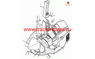 Komatsu 42N--54-14670 - CAP,COVER