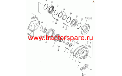 BOLT, CAB TO FLOOR,BOLT,(WITHOUT ROPS GUARD, CANOPY),BOLT,(WITHOUT ROPS)