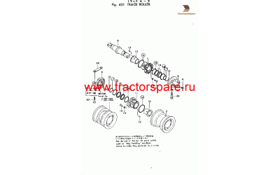 TRACK ROLLER ASS'Y,DOUBLE FLANGE TRACK ROLLER ASS'Y,DOUBLE FLANGE