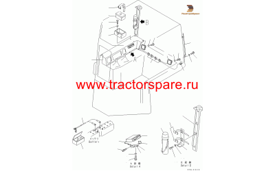Komatsu 195--Z11-3930 - COVER,(FOR VACUUM FLASK),COVER,RH Komatsu 195--Z11-3930 - COVER,(FOR VACUUM FLASK),COVER,RH