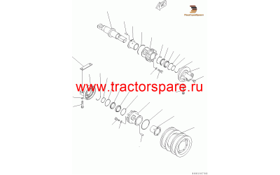 Komatsu 175--30-00625 - TRACK ROLLER ASS'Y Komatsu 175--30-00625 - TRACK ROLLER ASS'Y
