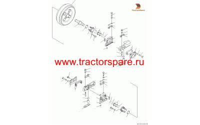 Komatsu 175--30-00646 - FRONT IDLER ASS'Y Komatsu 175--30-00646 - FRONT IDLER ASS'Y