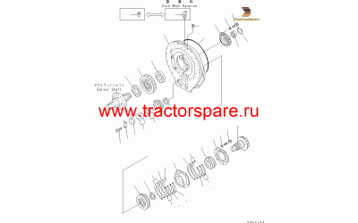 Komatsu 175--15-43232 - GEAR,DRIVEN