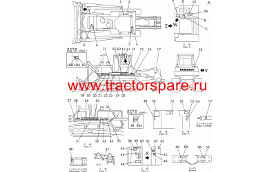 Komatsu 175--98-41860 - STRIPE,RH Komatsu 175--98-41860 - STRIPE,RH