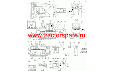 PLATE, CAUTION,(WITH BRAKE ASSISTOR),PLATE, CAUTION,AIR CYLINDER