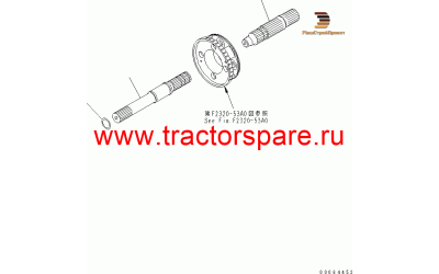 Komatsu 17A--15-52110 - SHAFT Komatsu 17A--15-52110 - SHAFT
