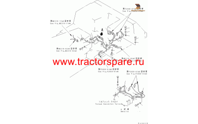 Komatsu 17M--06-21241 - WIRING HARNESS